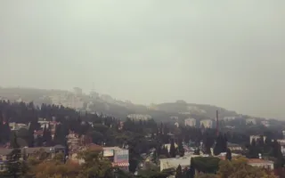 Южный берег Крыма затянуло смогом