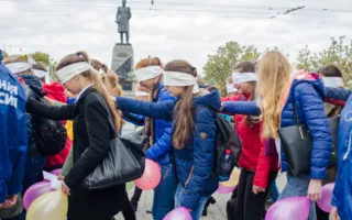 Марш в знак солидарности с незрячими прошёл в Севастополе 