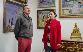 Открылась масштабная выставка произведений Петра Столяренко 