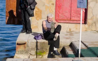 Фестиваль зимнего плавания состоялся в Балаклаве