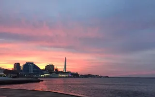 Необычайной красоты закат наблюдали в Севастополе