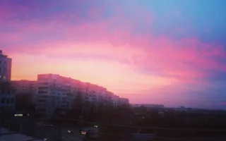 Необычайной красоты закат наблюдали в Севастополе