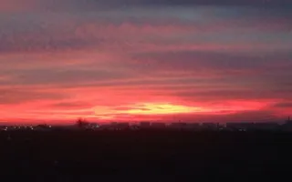 Необычайной красоты закат наблюдали в Севастополе