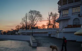 Зимний севастопольский рассвет. Фоторепортаж