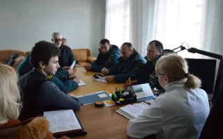 На базе севастопольской больницы состоялись учения МЧС