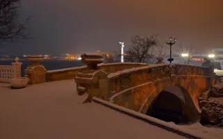 Как Севастополь со снегом подружился