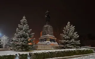 Как Севастополь со снегом подружился