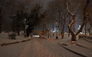 Как Севастополь со снегом подружился