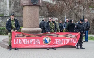 Марш-парад в честь Дня защитника Отечества состоялся в Севастополе