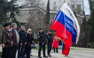 Марш-парад в честь Дня защитника Отечества состоялся в Севастополе