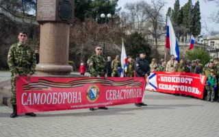 Марш-парад в честь Дня защитника Отечества состоялся в Севастополе
