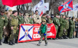 Марш-парад в честь Дня защитника Отечества состоялся в Севастополе