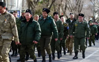 Марш-парад в честь Дня защитника Отечества состоялся в Севастополе