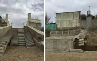 Пляж в Николаевке полностью разбит