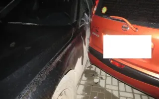Иномарка припарковалась, разбив «BMW» «LEXUS» и «Nissan» — фото