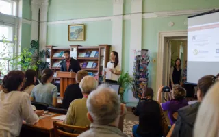 Севастопольцы написали Тотальный диктант с Ольгой Кабо