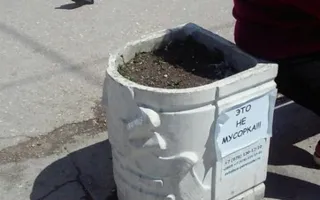 Севастопольцы начали бороться за чистоту с помощью наклеек