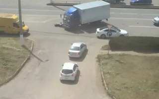 ДТП на «Остряках»: Мотоцикл попал под колёса грузовика