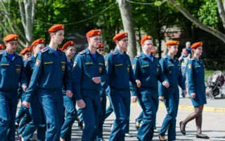 Праздник для пожарных и спасателей устроили в центре Севастополя 