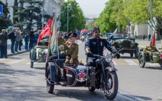 Праздник для пожарных и спасателей устроили в центре Севастополя 