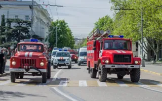 Праздник для пожарных и спасателей устроили в центре Севастополя 