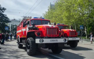 Праздник для пожарных и спасателей устроили в центре Севастополя 