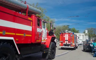 Праздник для пожарных и спасателей устроили в центре Севастополя 