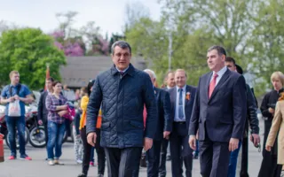 Праздник для пожарных и спасателей устроили в центре Севастополя 