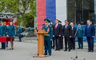 Праздник для пожарных и спасателей устроили в центре Севастополя 