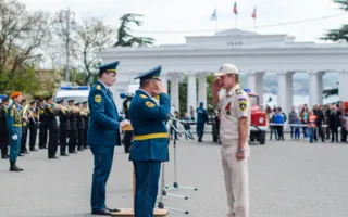 Праздник для пожарных и спасателей устроили в центре Севастополя 