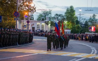 Вечерняя репетиция парада Победы состоялась в Севастополе