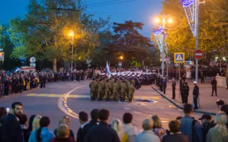 Вечерняя репетиция парада Победы состоялась в Севастополе