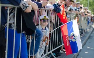 Парад Победы состоялся в Севастополе. Фоторепортаж