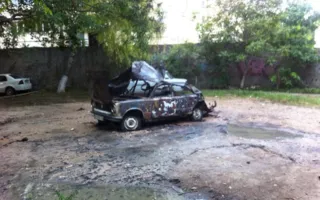 Во дворе дома по улице Вакуленчука взорвался автомобиль