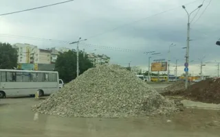 Как на самом деле строят развязку на «пятом километре»: фотофакт