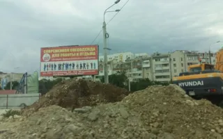 Как на самом деле строят развязку на «пятом километре»: фотофакт