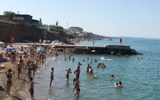 «Аншлаг» на пляжах Николаевки: фотоотчёт