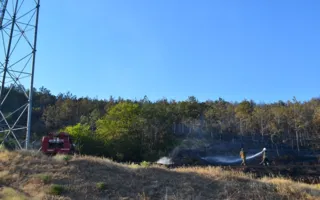 Четыре гектара леса горели под Севастополем