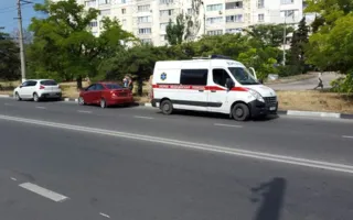 Около «Сталинградского» рынка в Севастополе столкнулись четыре авто