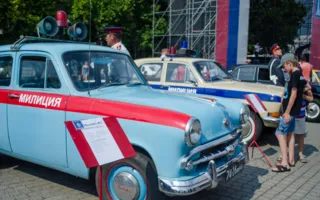 80-летию ГИБДД в Севастополе посвятили выставку ретро-техники