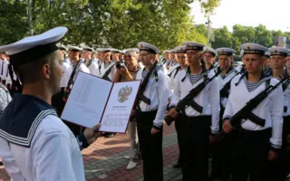 Молодое пополнение Черноморского флота присягнуло на верность Родине