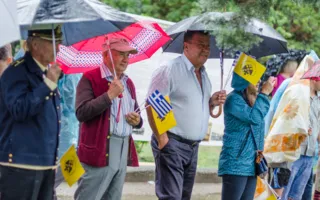 Памятник Греческому легиону установили в Севастополе