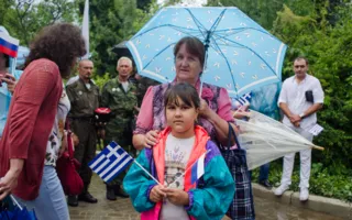 Памятник Греческому легиону установили в Севастополе