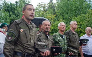 Памятник Греческому легиону установили в Севастополе