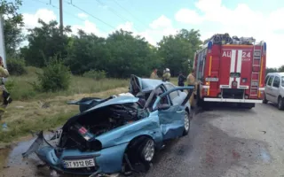 Шокирующее «тройное» ДТП произошло на Евпаторийской трассе