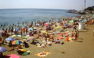 Пляжи Крыма похожи на муравейник от количества туристов. Фотофакты