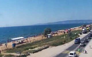 Пляжи Крыма похожи на муравейник от количества туристов. Фотофакты