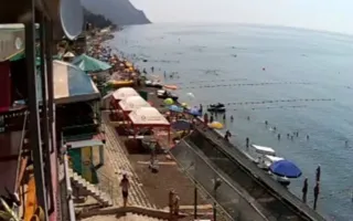 Пляжи Крыма похожи на муравейник от количества туристов. Фотофакты