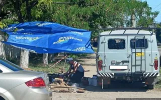 Жители Севастополя нашли применение флагам партии Януковича