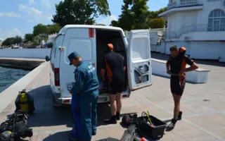 Из-за найденного снаряда в центре Севастополя эвакуировали людей